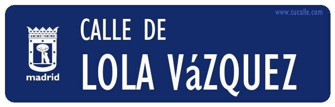 cartel_de_calle-de-Lola Vázquez _en_madrid